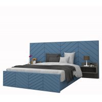Pat Tapitat LUXURY 140 fara noptiere, Aura 12